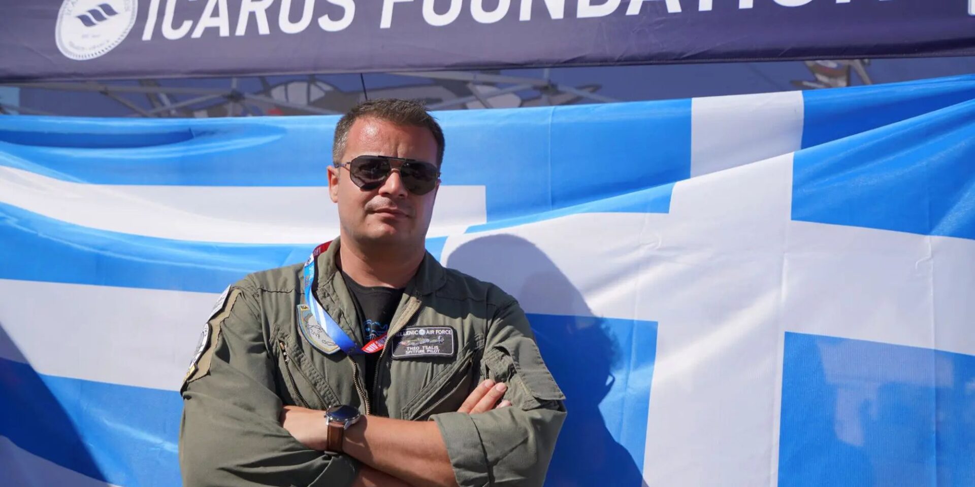 Έλληνας πιλότος του Spitfire MJ 755 της Πολεμικής Αεροπορίας
