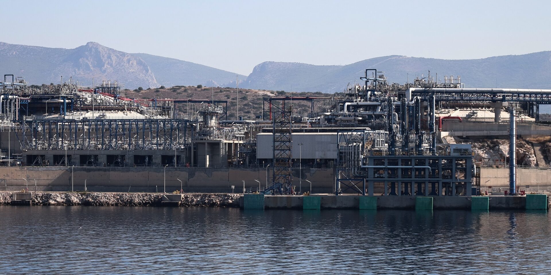 Ο σταθμός υγροποιημένου αερίου στη Ρεβυθούσα