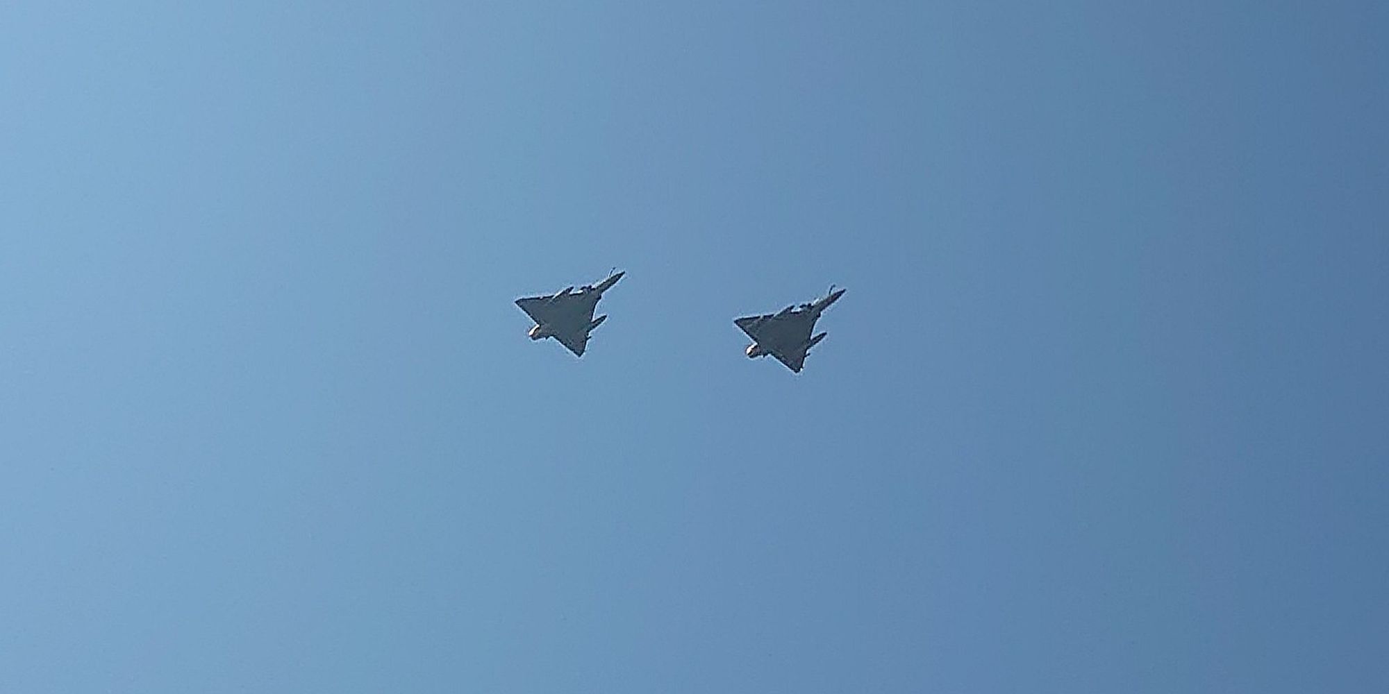 Rafale της Πολεμικής Αεροπορίας στον ουρανό της Θεσσαλονίκης