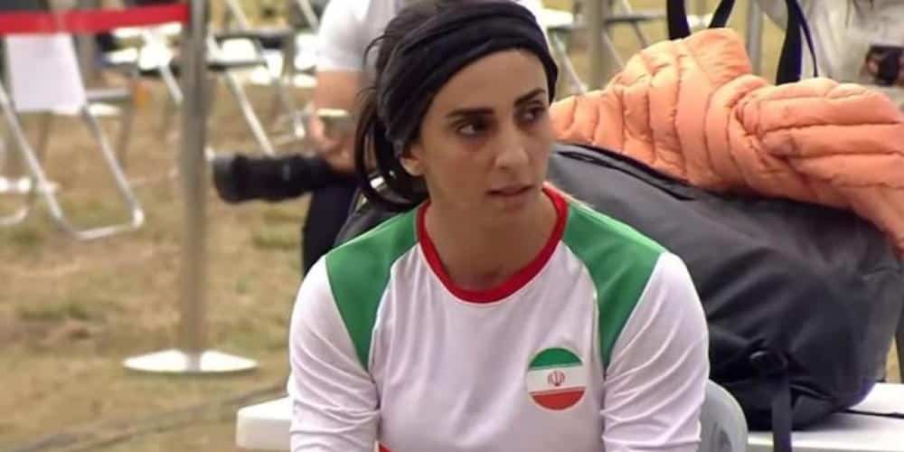 H αθλήτρια Ελνάζ Ρεκαμπί από το Ιράν