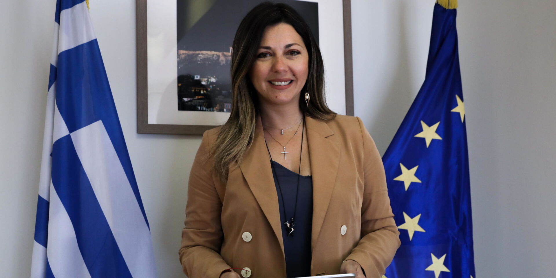 Η Σοφία Ζαχαράκη στο Υπουργείο Τουρισμού