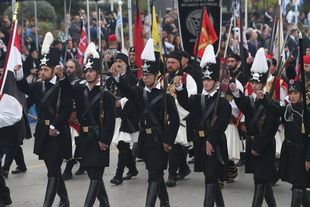 Στρατιωτική παρέλαση για την εθνική επέτειο της 28ης Οκτωβρίου στην Θεσσαλονίκη
