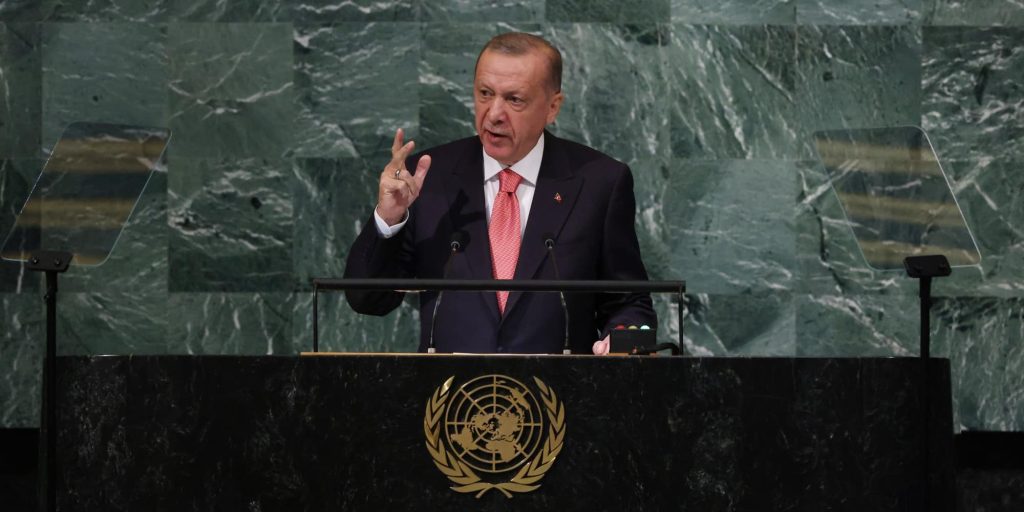 Ο Τούρκος πρόεδρος Ρετζέπ Ταγίπ Ερντογάν στον ΟΗΕ