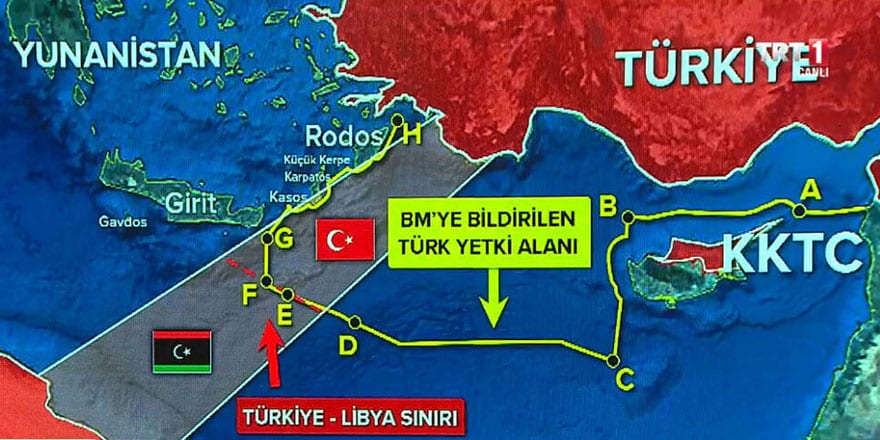 Οι διεκδικήσεις της Τουρκίας στη Μεσόγειο