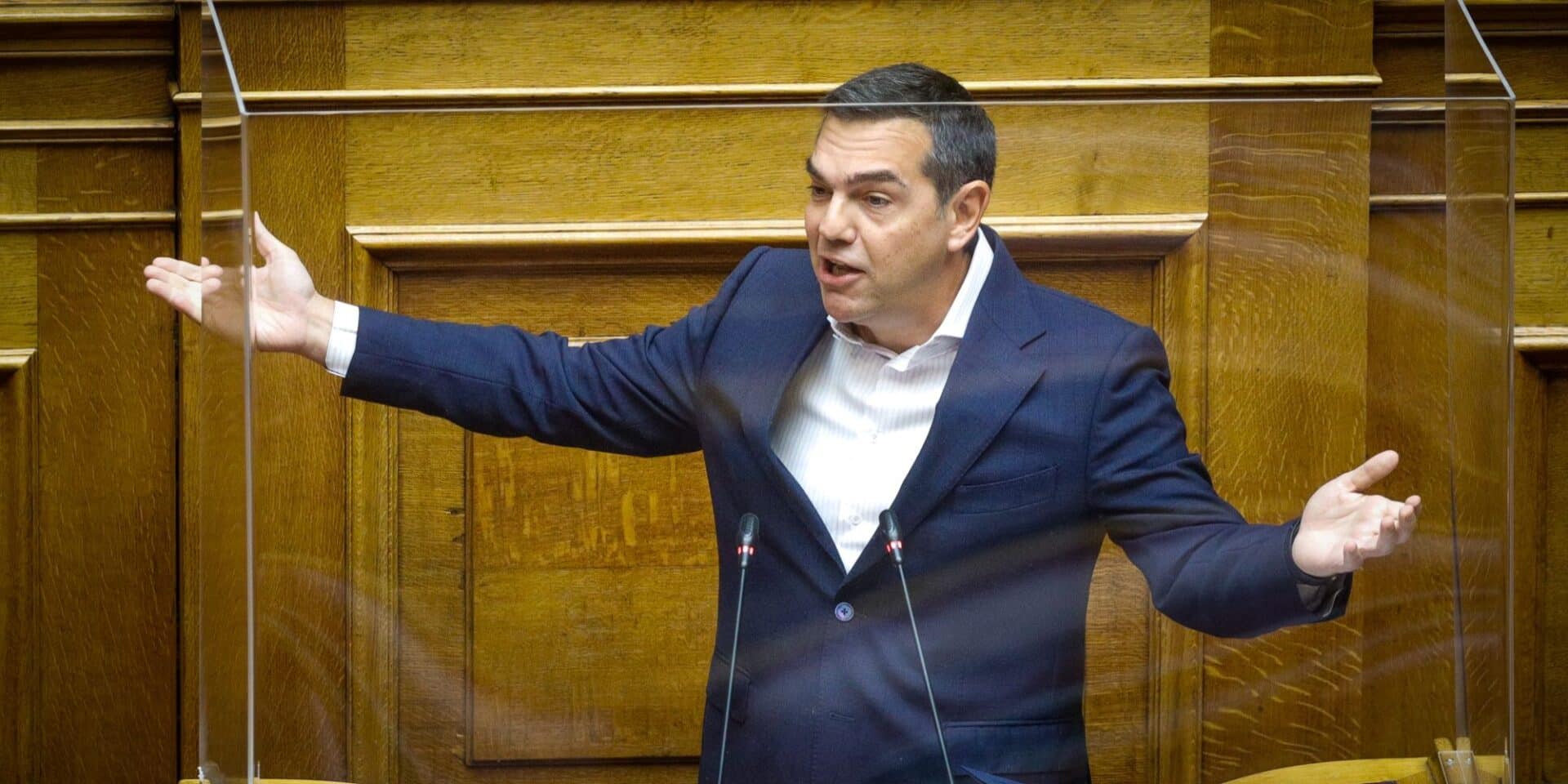 Ο Αλέξης Τσίπρας στη Βουλή