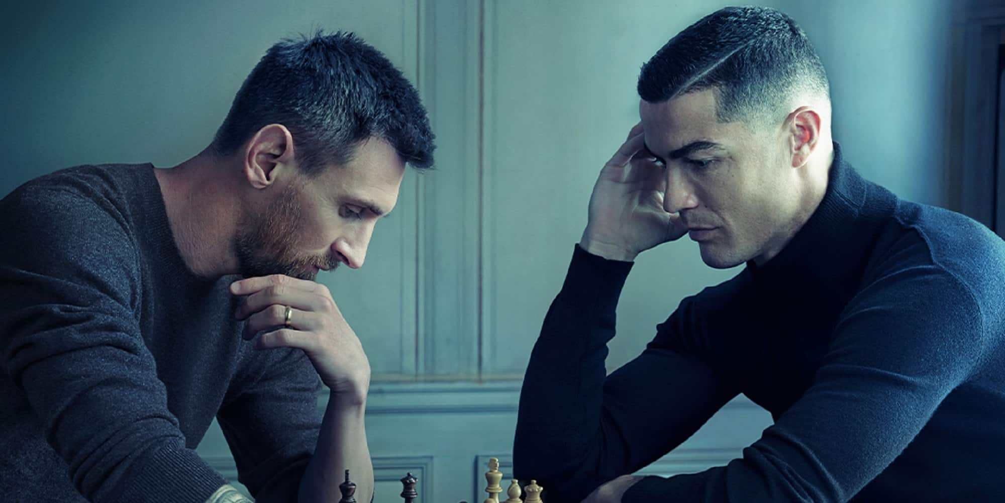 Λιονέλ Μέσι και Κριστιάνο Ρονάλντο παίζουν σκάκι