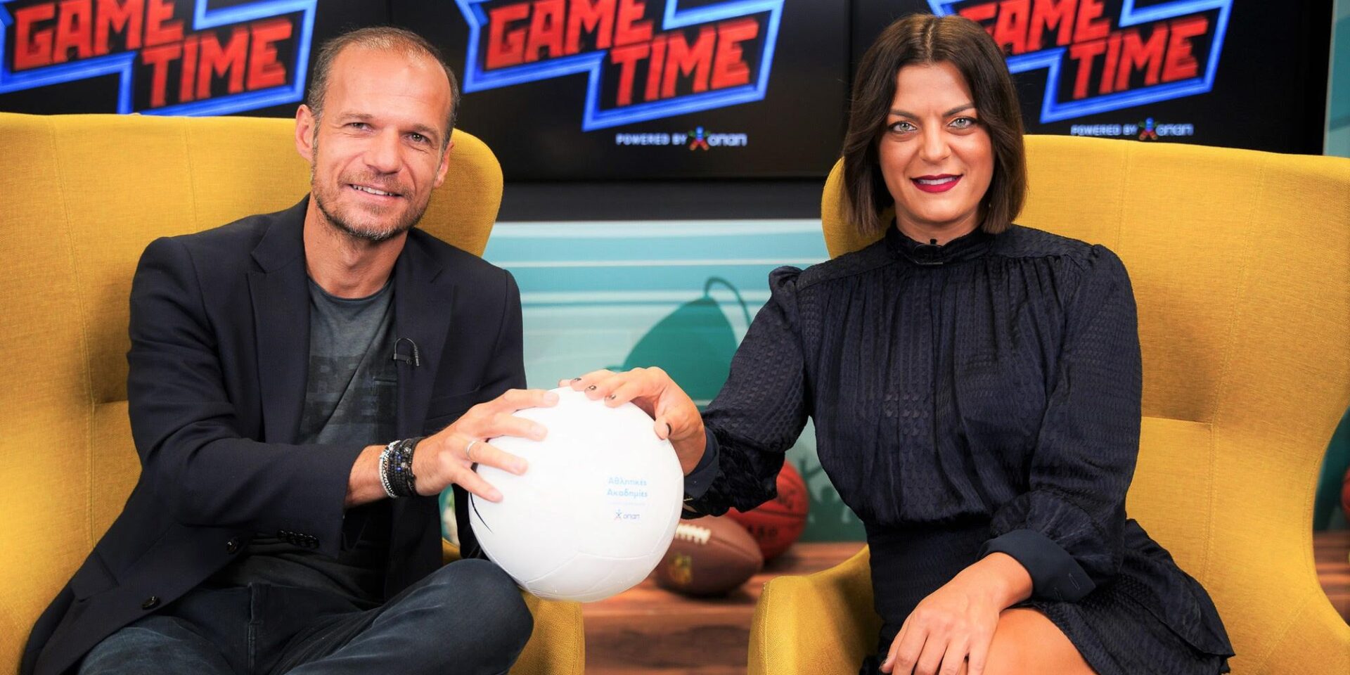 Ο Άγγελος Μπασινάς στο Opap Game Time