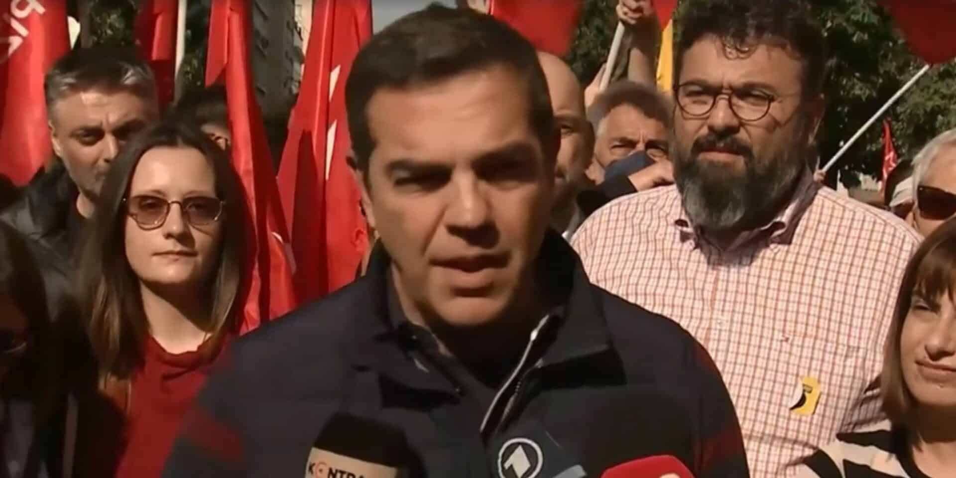Δηλώσεις του Αλέξη Τσίπρα μετά την πορεία για την ακρίβεια