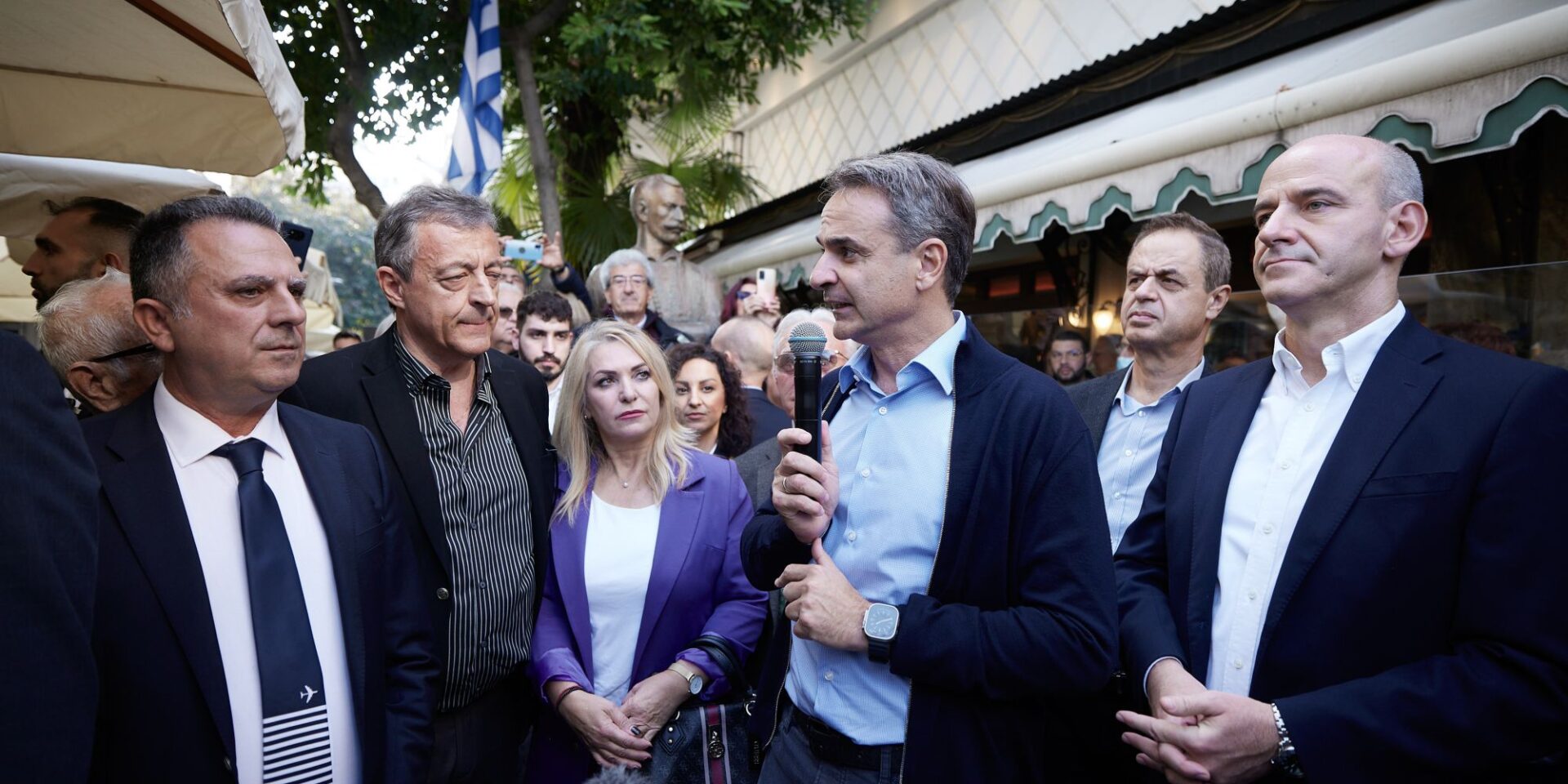 Ο Κυριάκος Μητσοτάκης σε παλιότερη περιοδεία