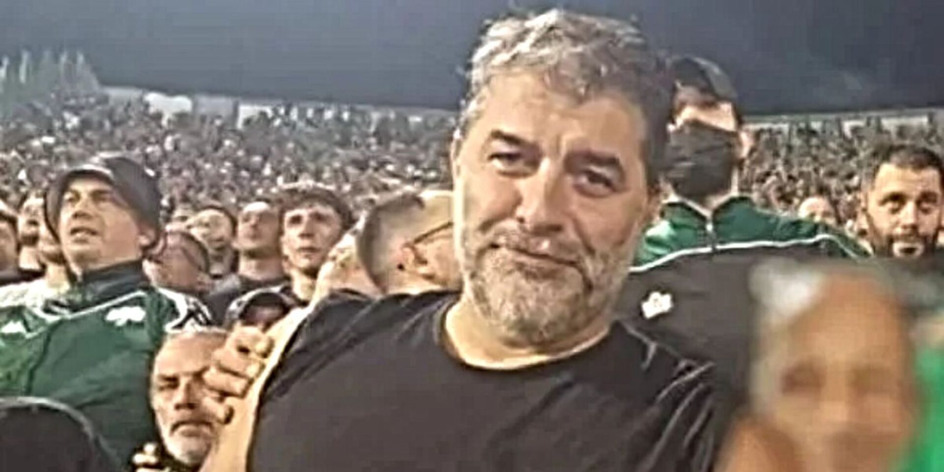 Ο Βασίλης Μπισμπίκης σε ματς του Παναθηναϊκού στη θύρα 13