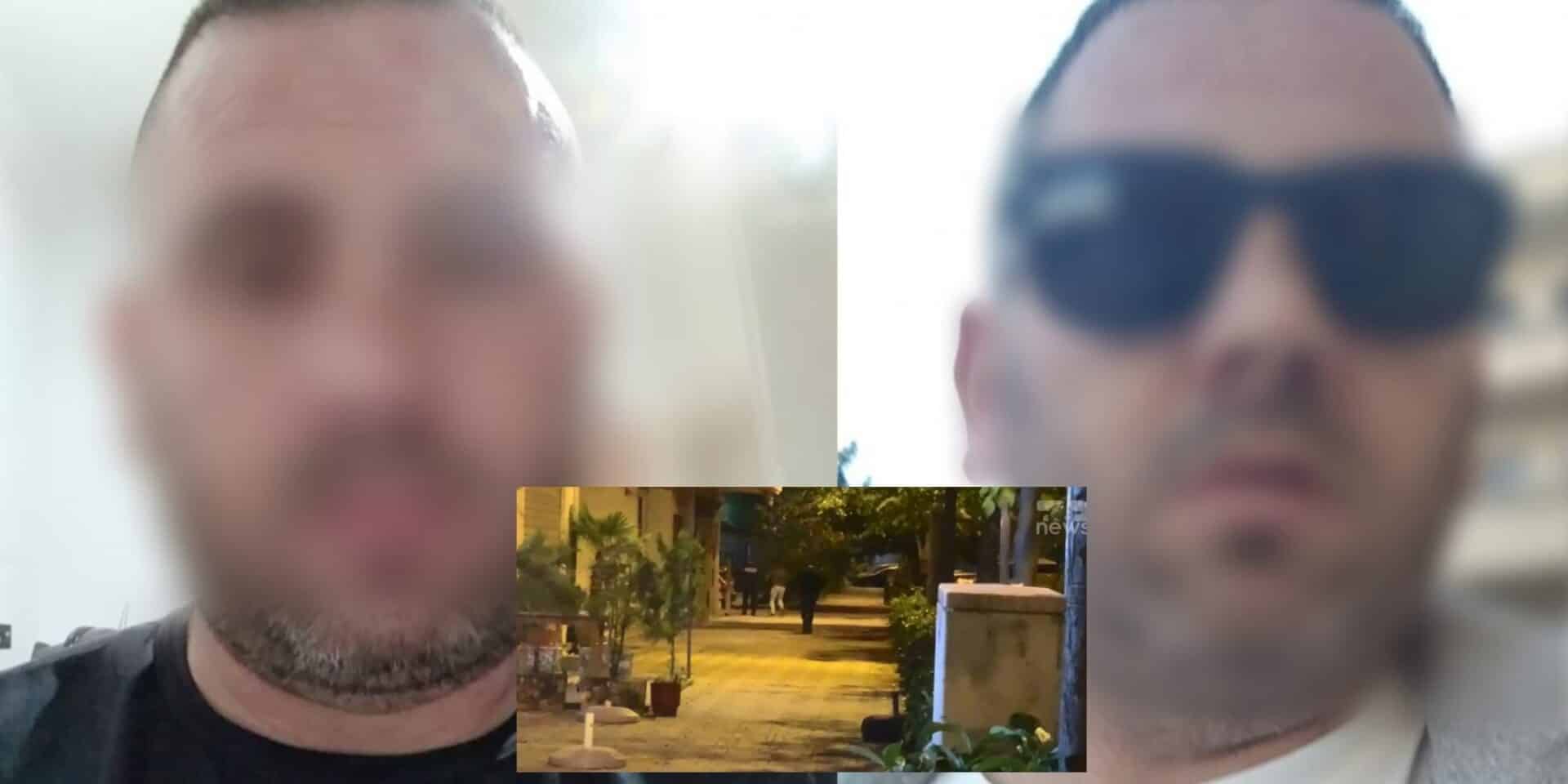 Ο βιαστής από το Παλαιό Φάληρο και εικόνα από τη σύλληψη του 45χρονου βιαστή στην Αλβανία