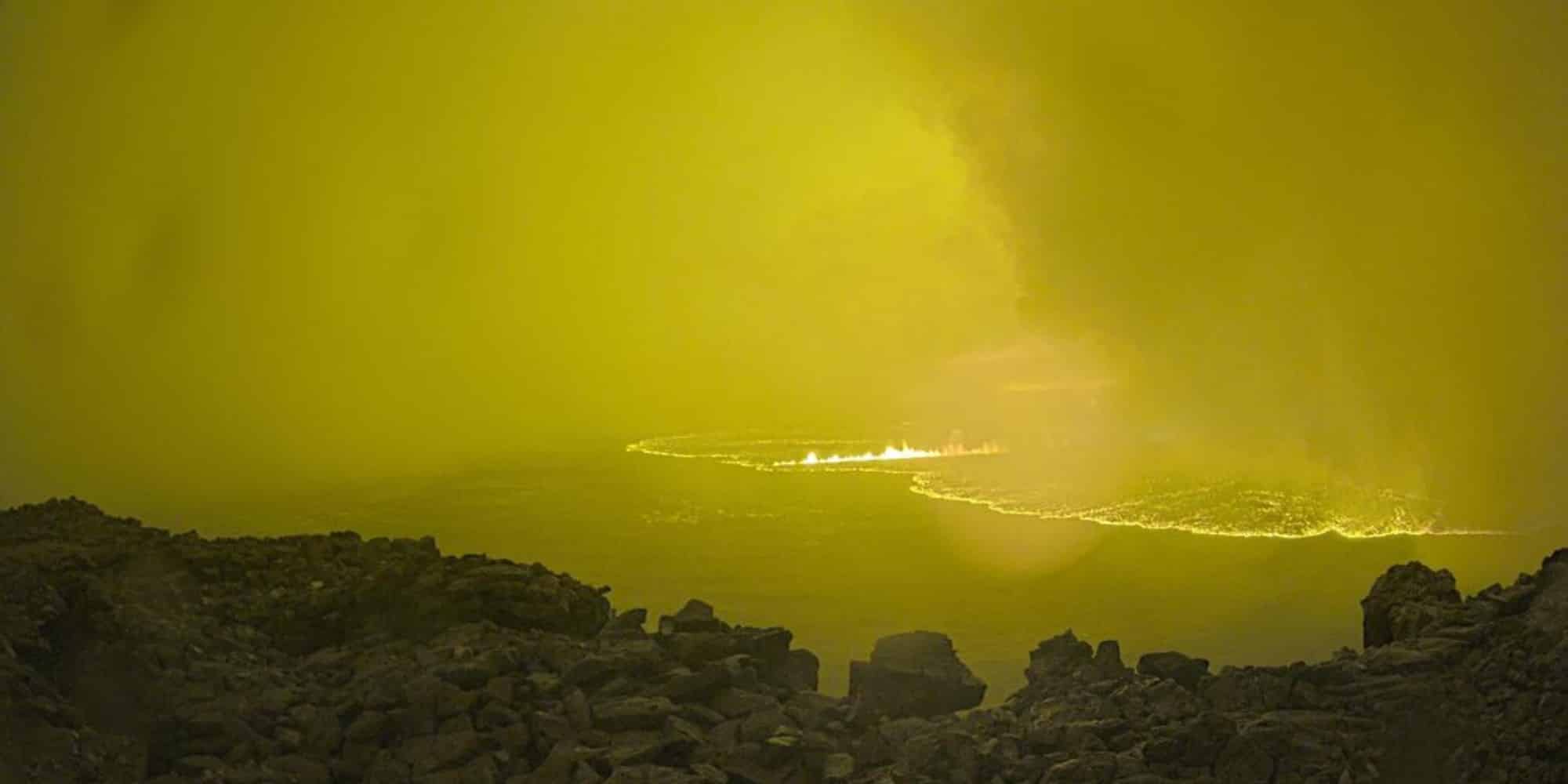 Εικόνα από το ηφαίστειο στη Χαβάη