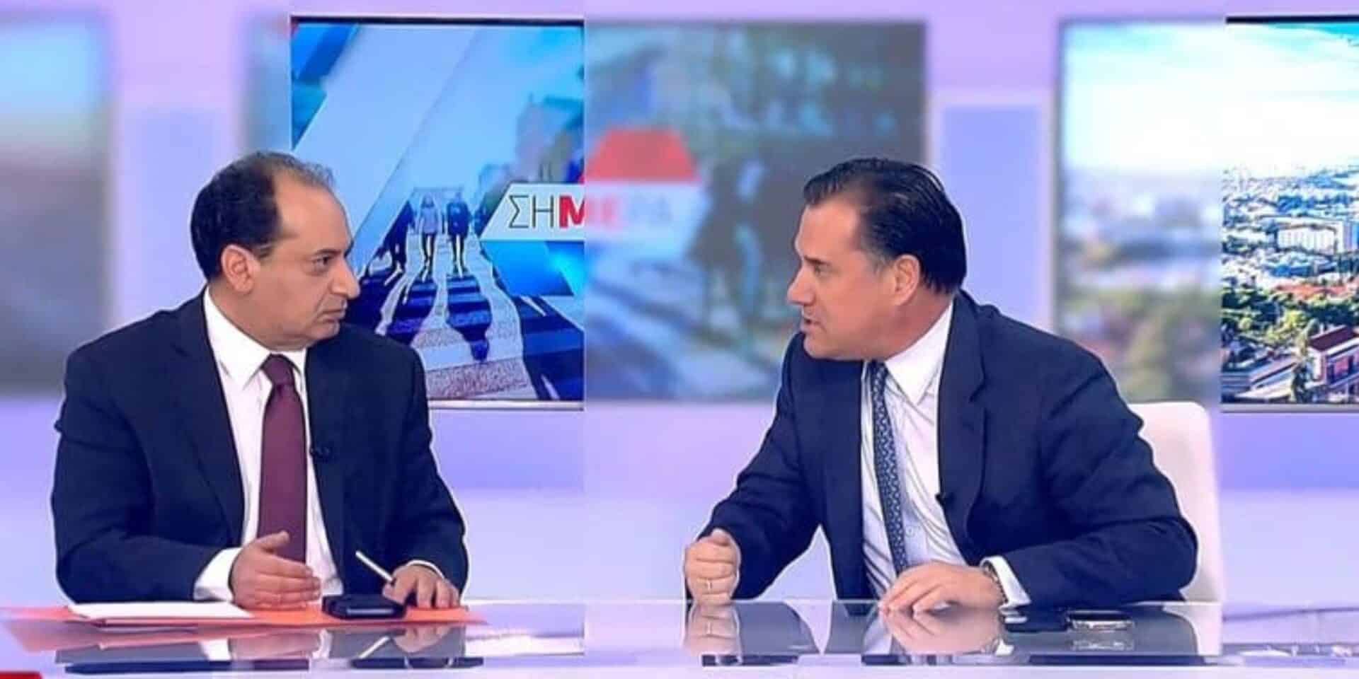 Άδωνις Γεωργιάδης και Χρήστος Σπίρτζης στον ΣΚΑΪ