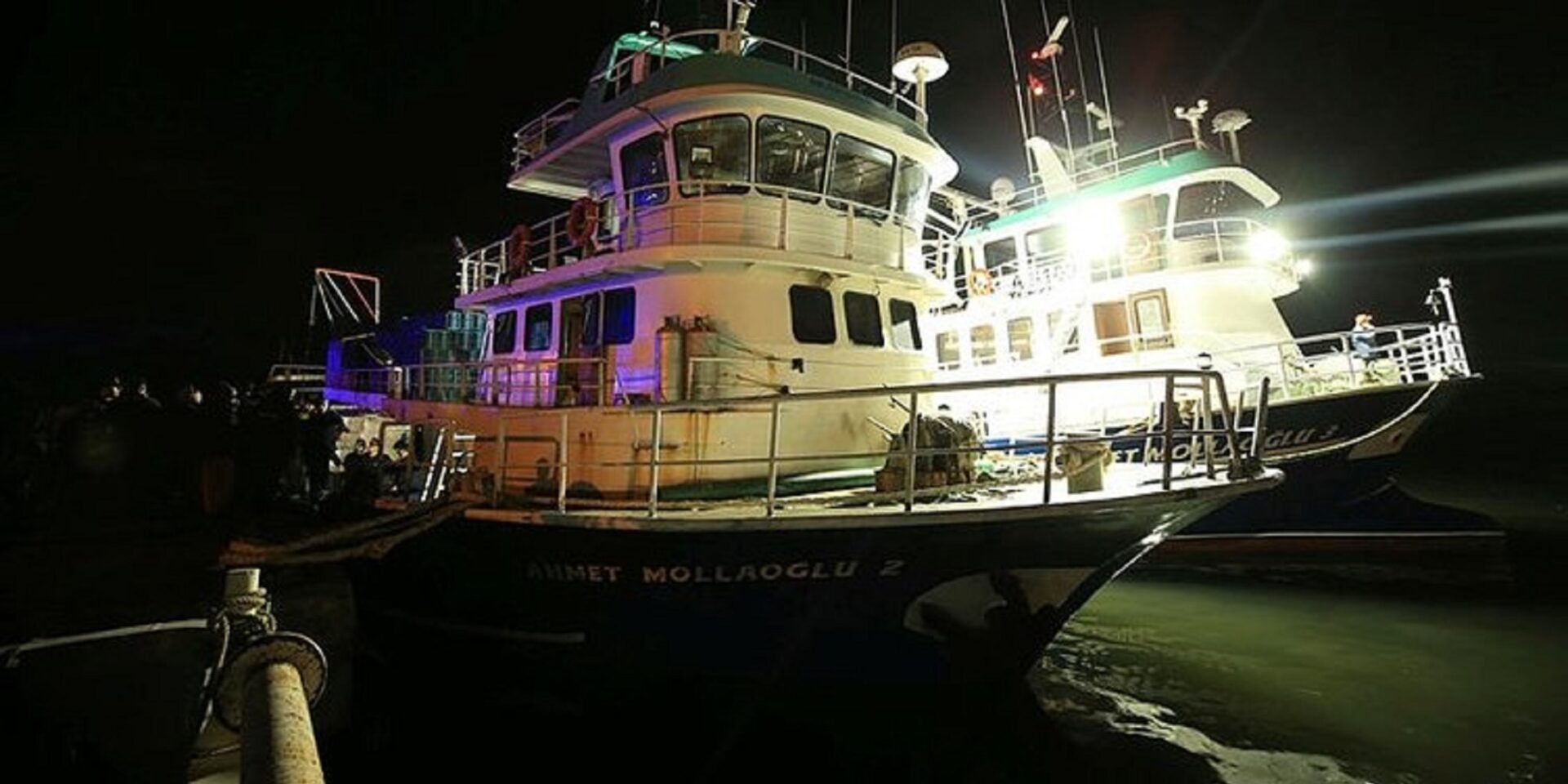Το αλιευτικό σκάφος στην Τουρκία