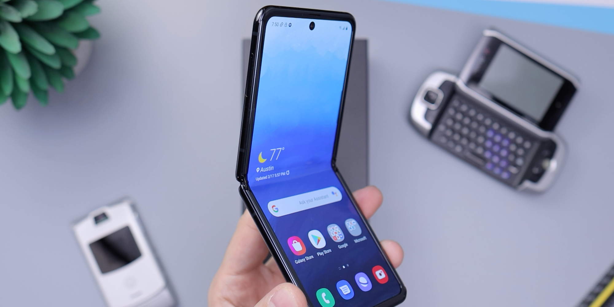 Αναδιπλούμενο κινητό της Samsung