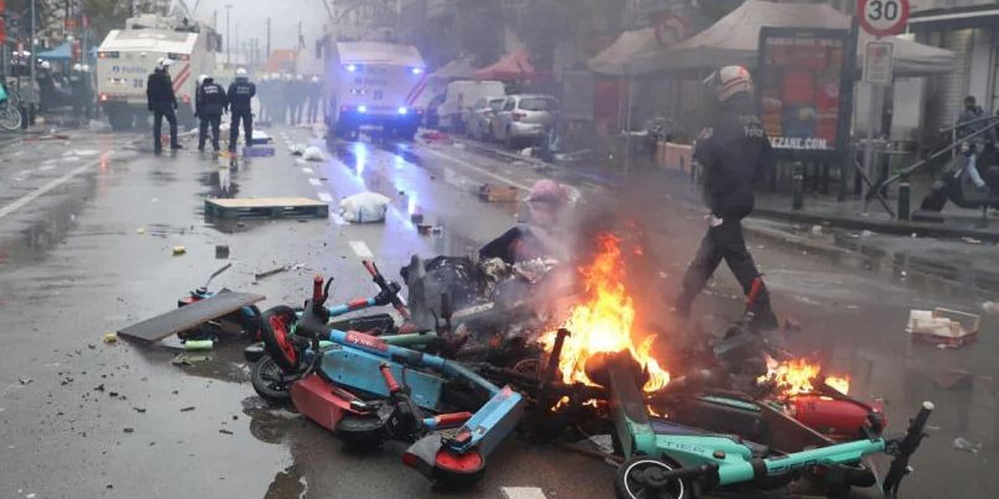 Ταραχές στις Βρυξέλλες μετά το Βέλγιο-Μαρόκο