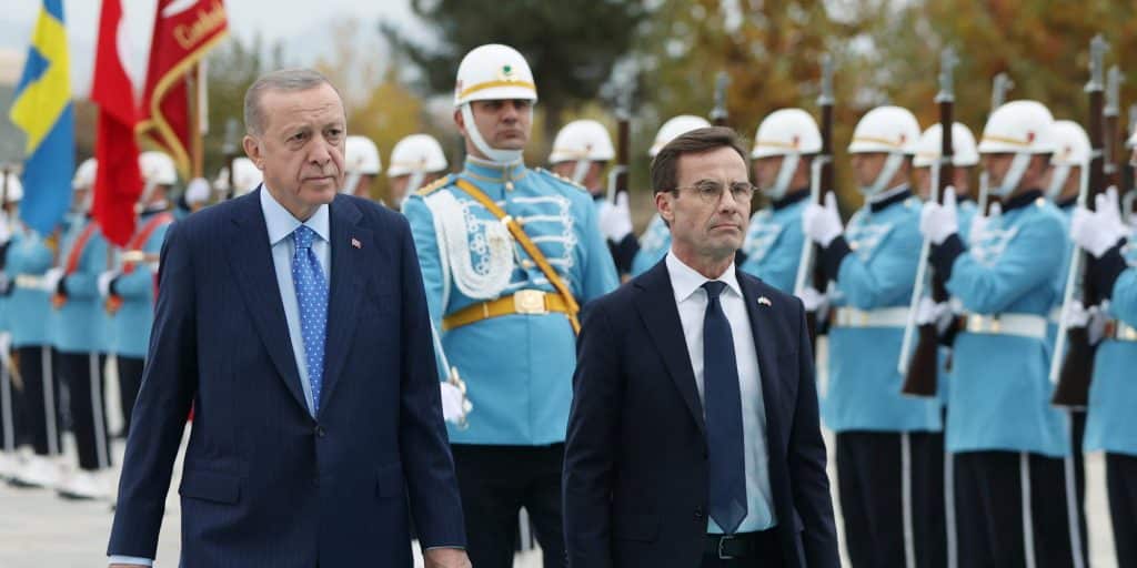 Ο Σουηδός πρωθυπουργός Ουλφ Κρίστερσον συναντήθηκε στην Άγκυρα με τον Τούρκο πρόεδρο Ρετζέπ Ταγίπ Ερντογάν
