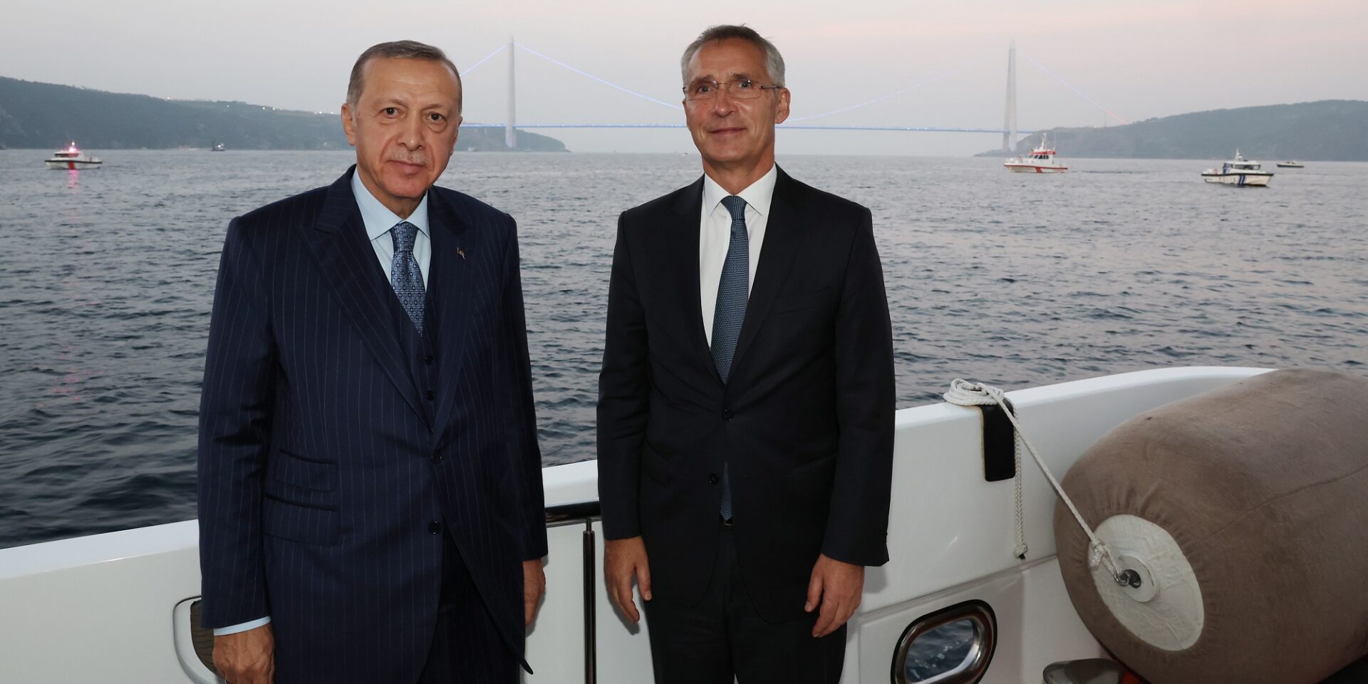 Ο Ρετζέπ Ταγίπ Ερντογάν με τον Γενς Στόλτενμπεργκ
