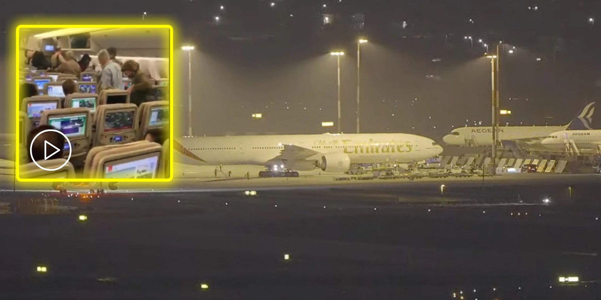 Βίντεο από το εσωτερικό της πτήσης ΕΚ209 της Emirates