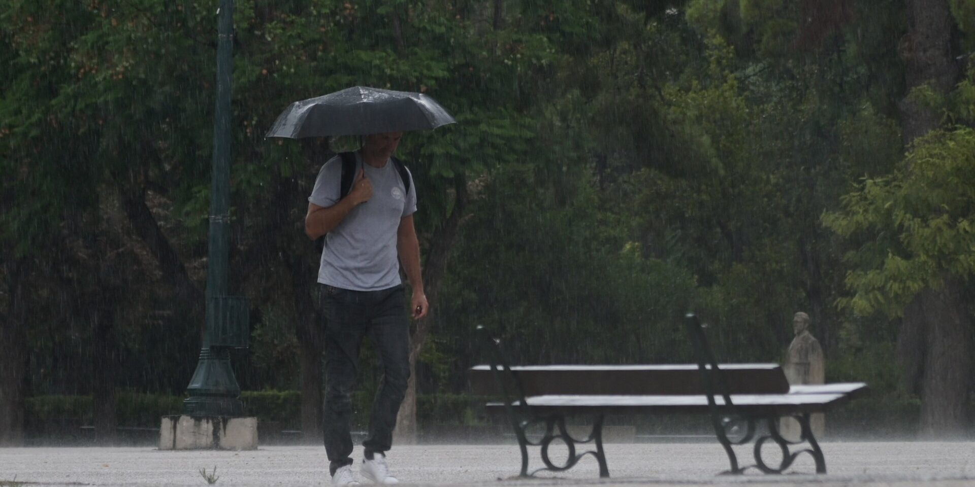 Βροχερός καιρός στην Αθήνα