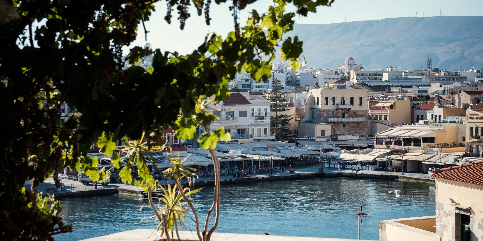 Πανοραμική εικόνα των Χανίων στην Κρήτη