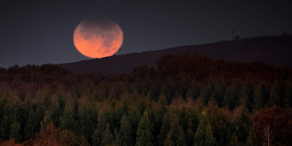 Ολική έκλειψη Σελήνης, «Ματωμένο φεγγάρι» από την Αυστραλία / Φωτογραφία: ΑΠΕ