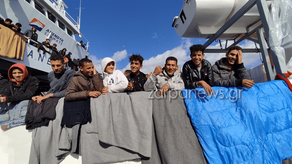 Οι πρόσφυγες που βρίσκονται στην Παλαιοχώρα στην Κρήτη 