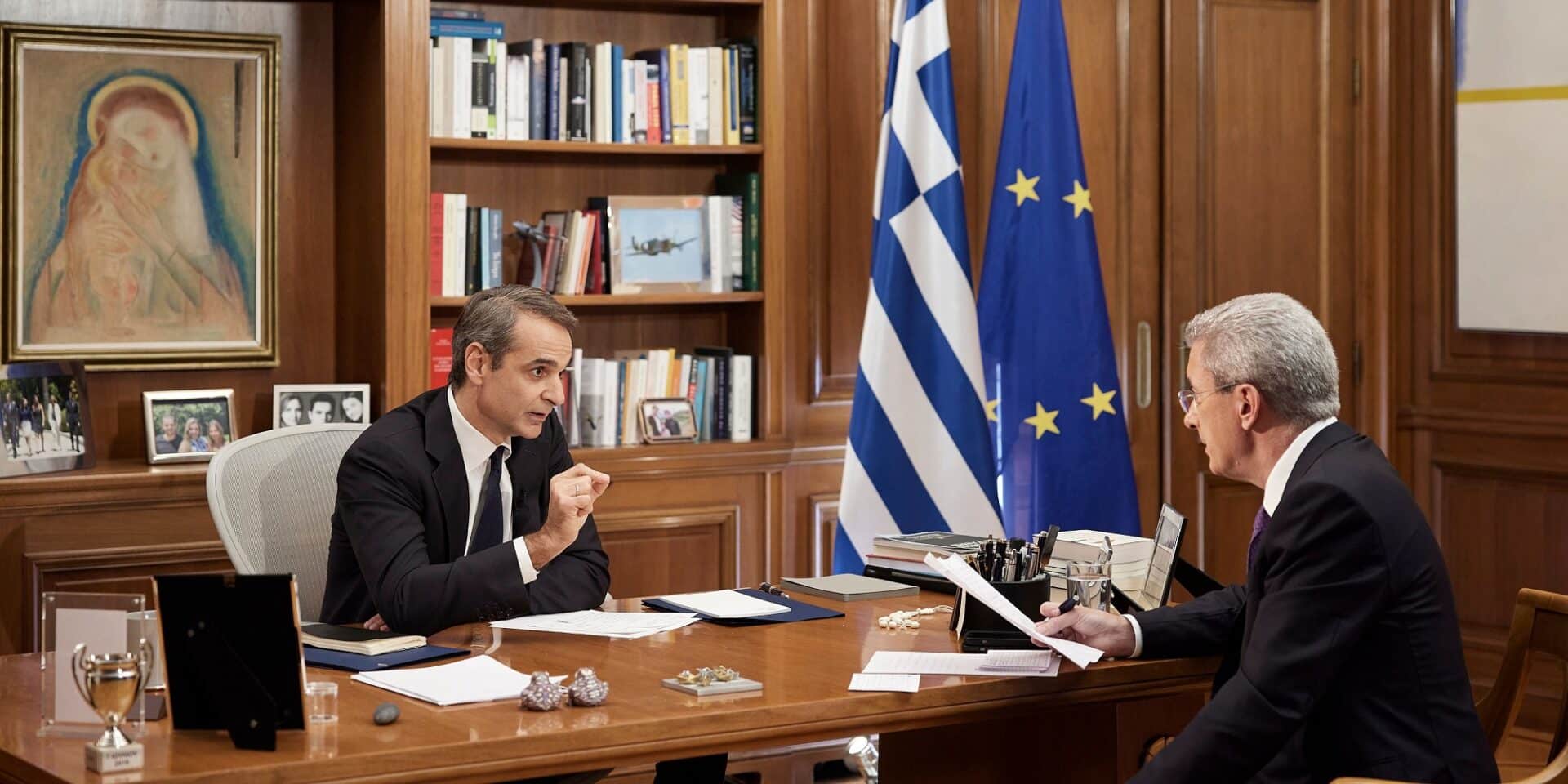 Ο Κυριάκος Μητσοτάκης στον ΑΝΤ1