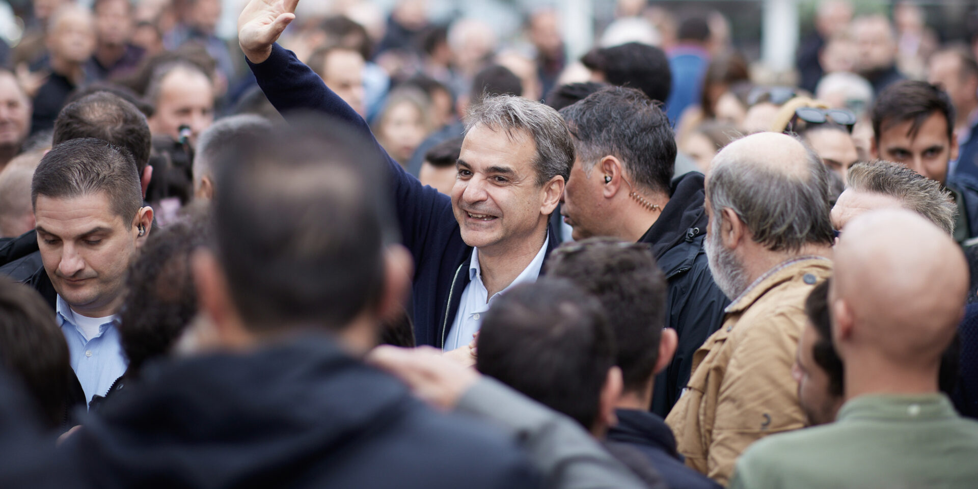 Ο Κυριάκος Μητσοτάκης σε ομιλία στην Αχαΐα
