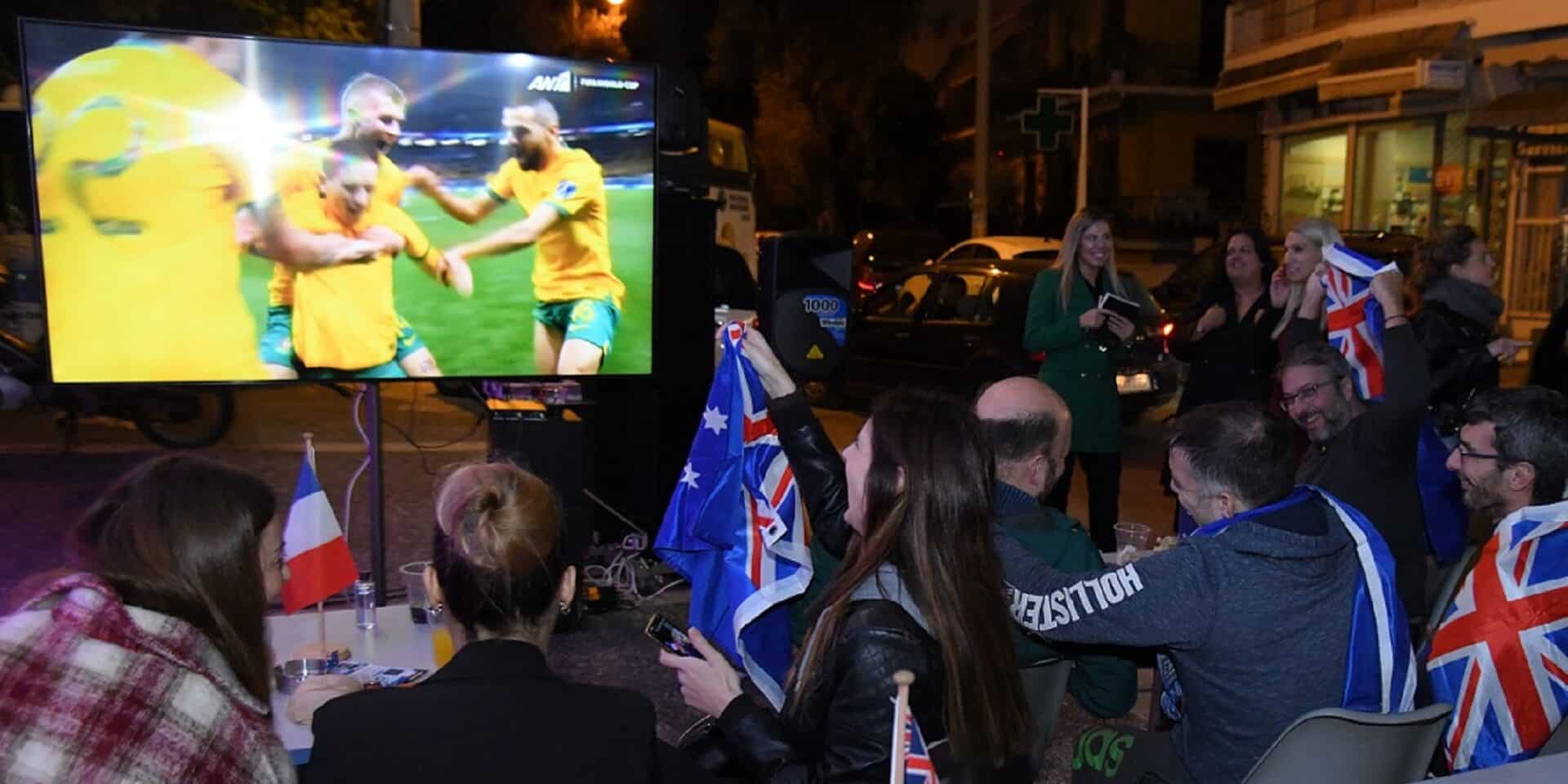 Παιχνίδι του Μουντιάλ 2022 σε κατάστημα ΟΠΑΠ