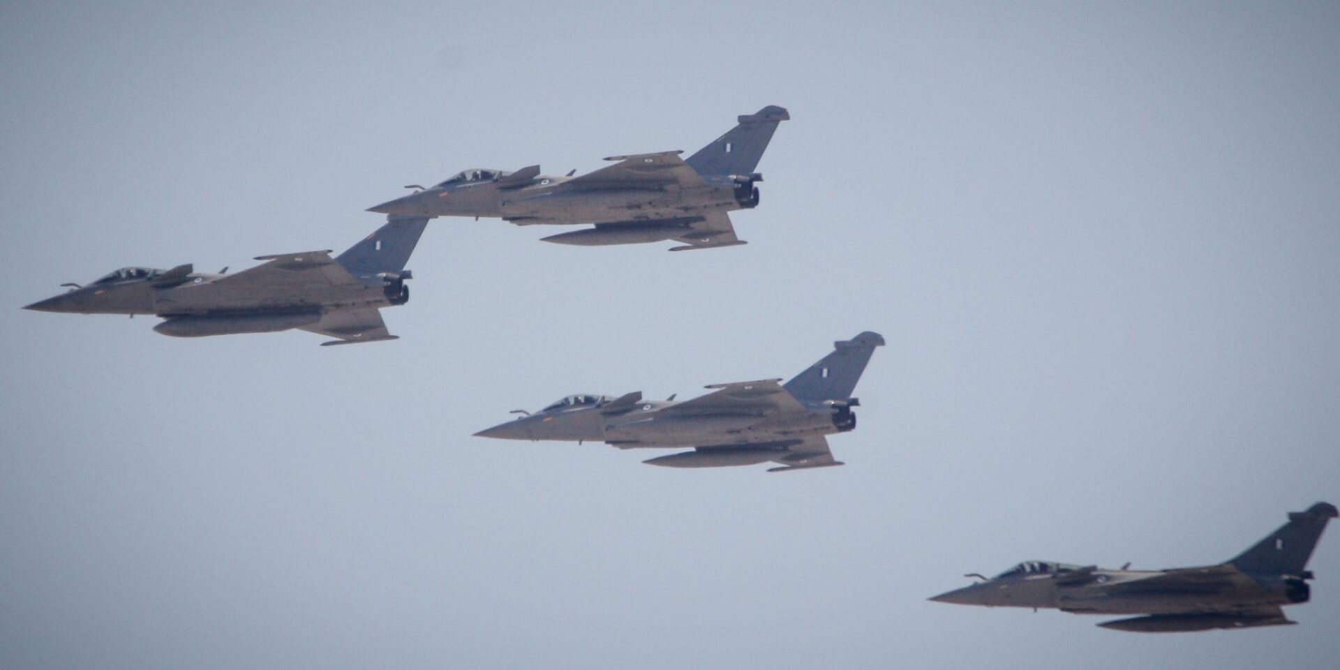 Μαχητικά Rafale στον ουρανό στην Αθήνα