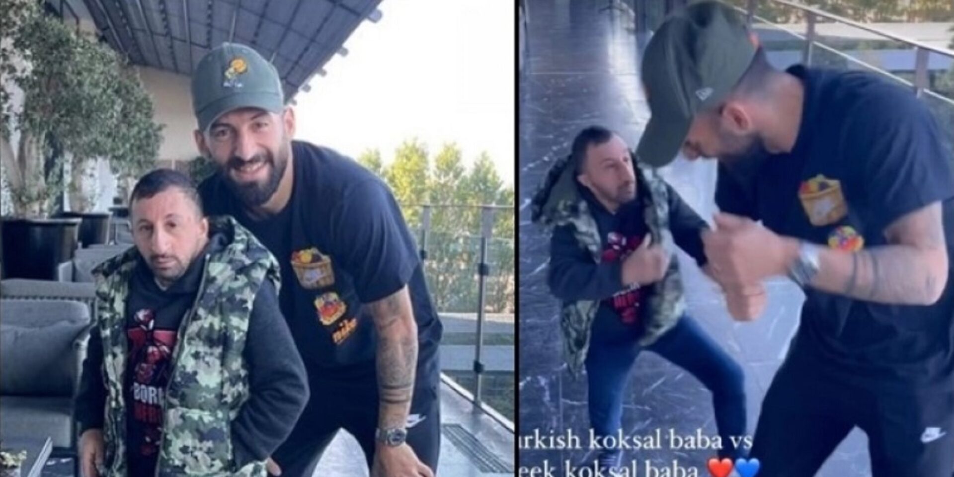Ο Μανώλης Σιώπης με τον διάσημο Τούρκο Instagrammer