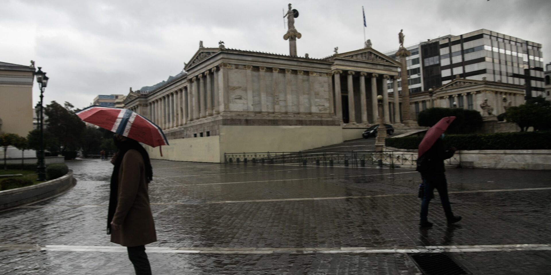 Βροχερός καιρός στην Αθήνα