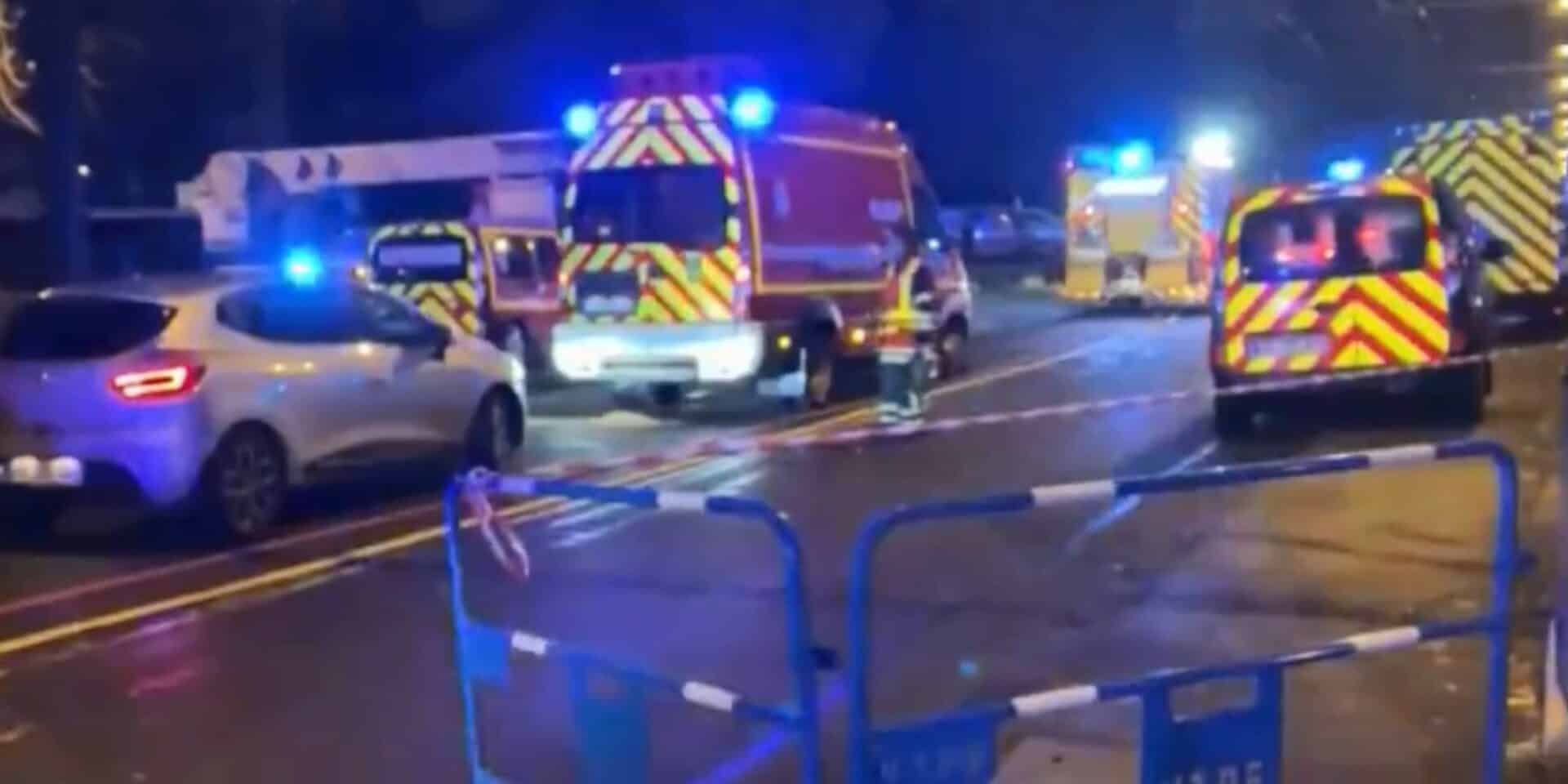 Εικόνα από το σημείο της φωτιάς στη Γαλλία