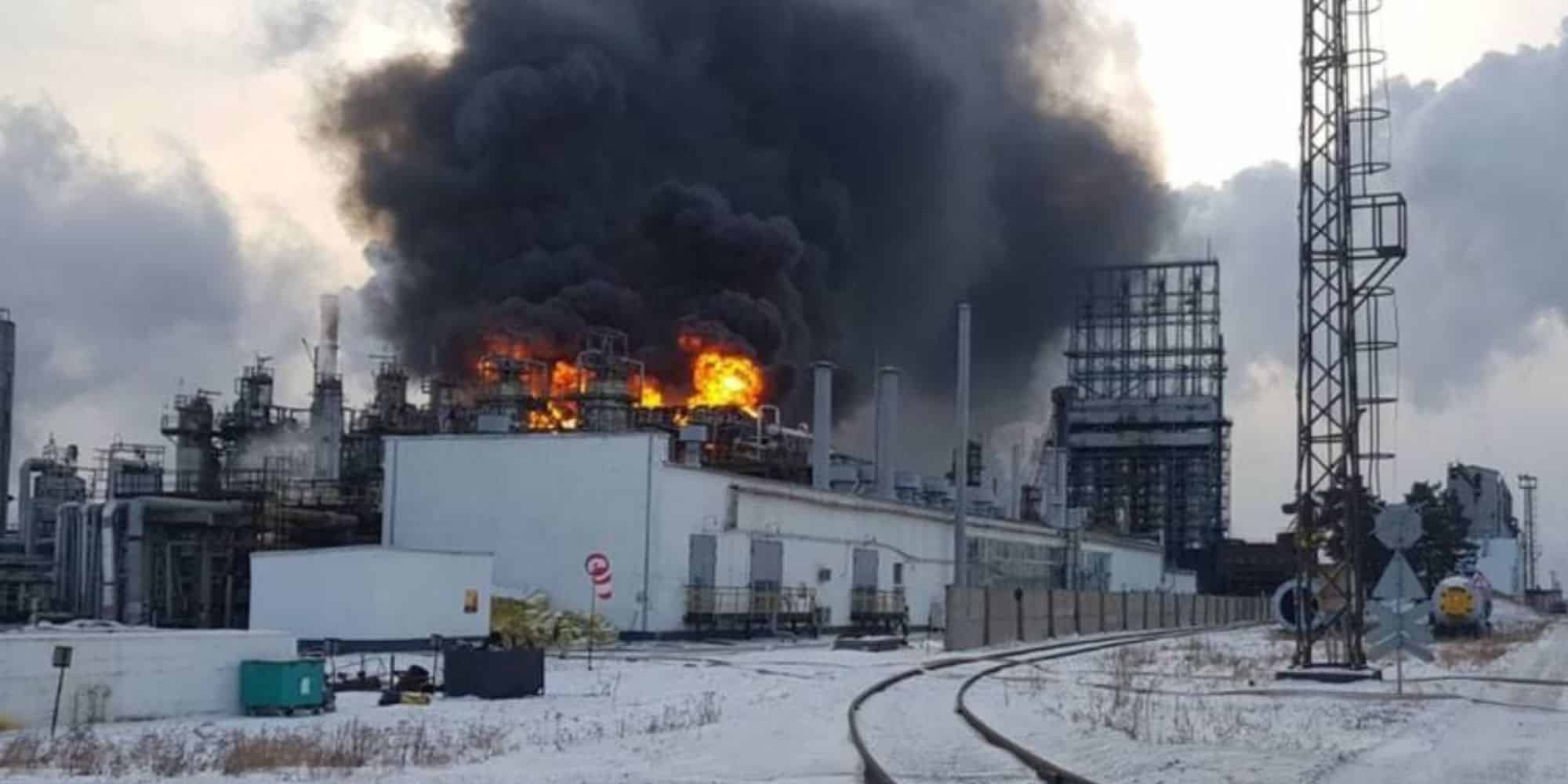 Η φωτιά στο εργοστάσιο στη Ρωσία