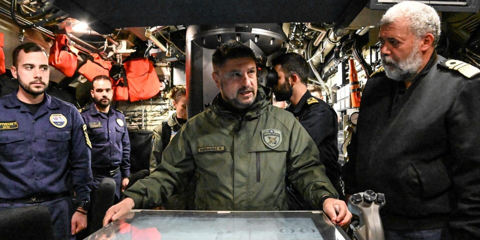 O Νίκος Χαρδαλιάς στο υποβρύχιο «Ματρώζος»