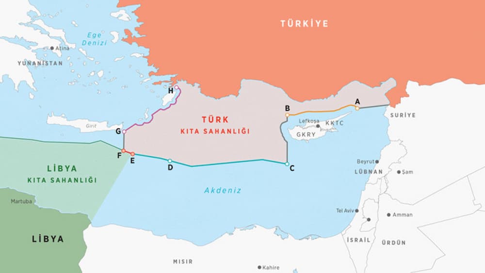 Tourkia Livih Oria 15 12 22 - «Μουδιασμένοι» στην Τουρκία μετά την απόφαση της Αιγύπτου που «θωρακίζει» την Κρήτη (χάρτες)