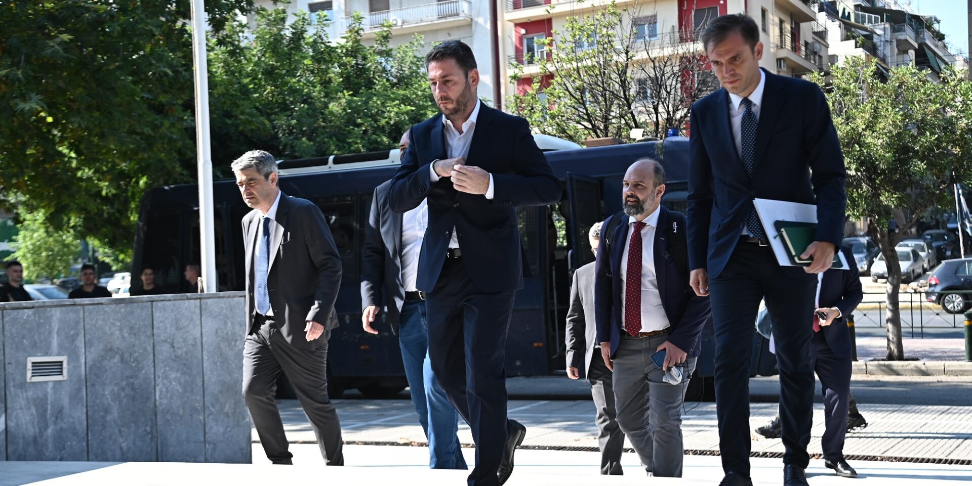 Ο Νίκος Ανδρουλάκης στον Άρειο Πάγο για τις παρακολουθήσεις