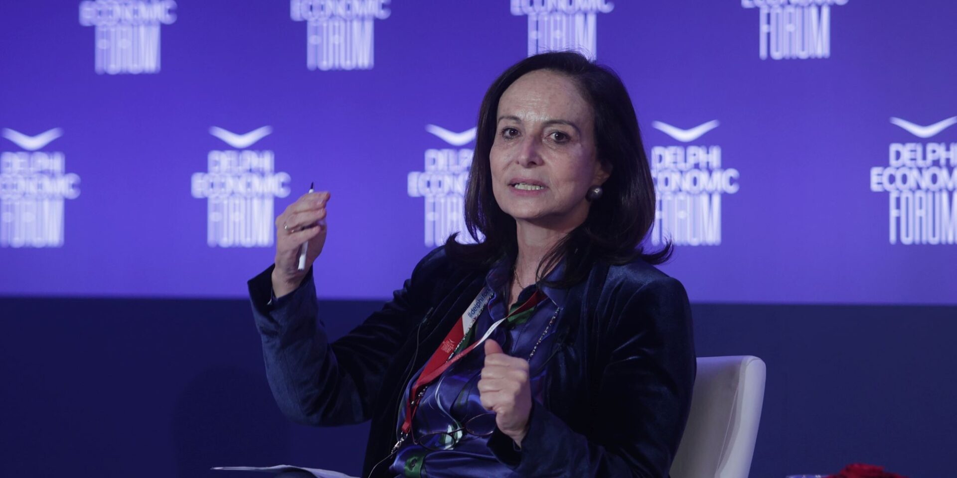 Η Άννα Διαμαντοπούλου στο Delphi Economic Forum - ΠΑΣΟΚ