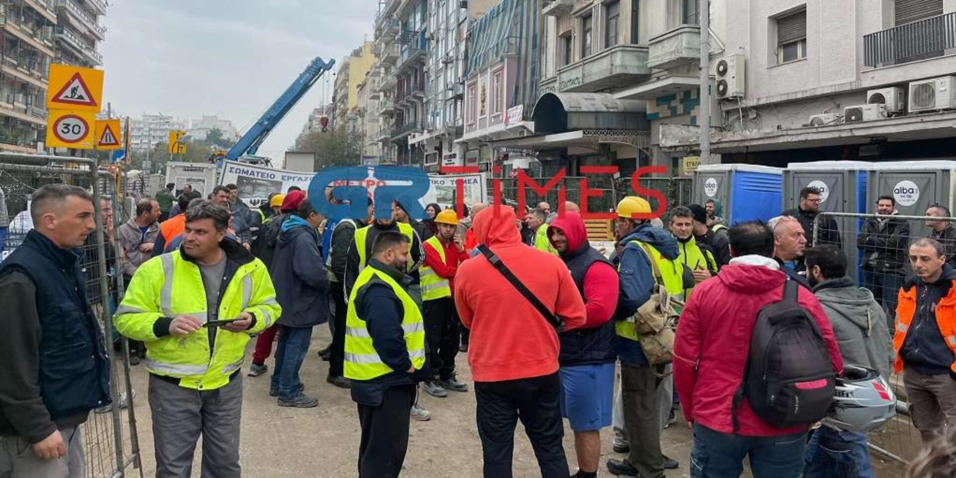 Εργαζόμενοι του μετρό Θεσσαλονίκης