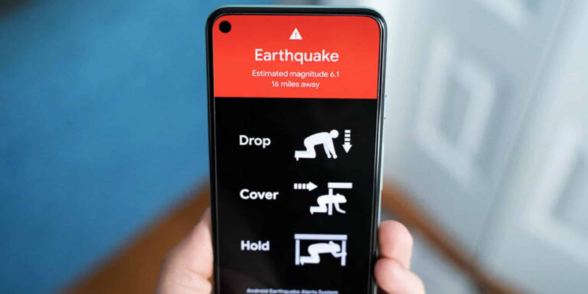 Εφαρμογή της Google για τους σεισμούς