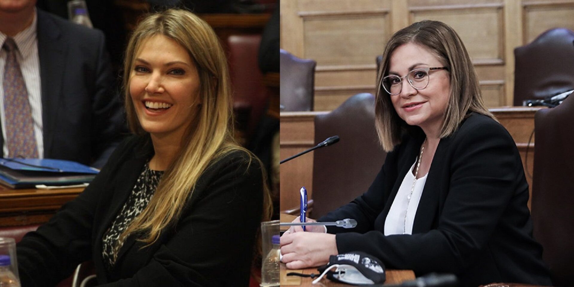 Η Εύα Καϊλή και η Μαρία Σπυράκη