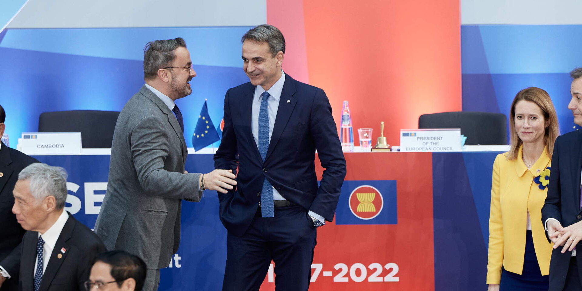 Ο Κυριάκος Μητσοτάκης στις Βρυξέλλες