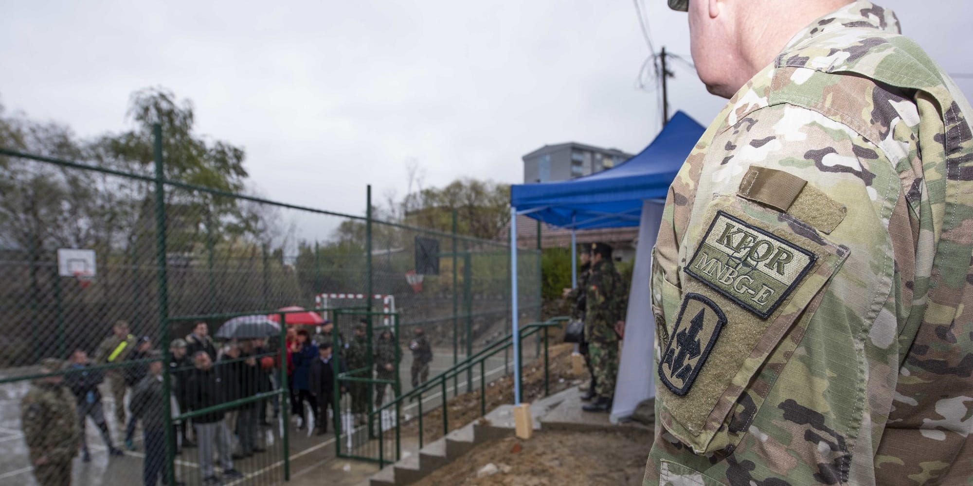 Ειρηνευτικά στρατεύματα της KFOR στο Κόσοβο
