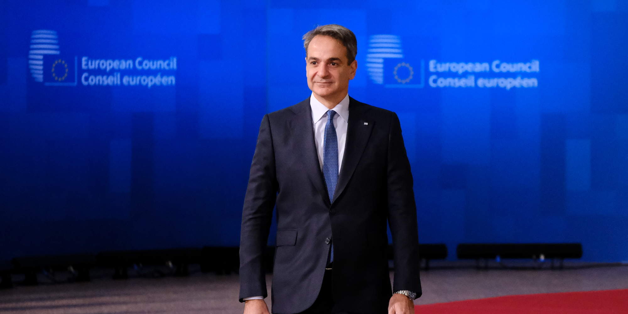 Ο Κυριάκος Μητσοτάκης στο Ευρωπαϊκό Συμβούλιο / Φωτογραφία: Eurokinissi