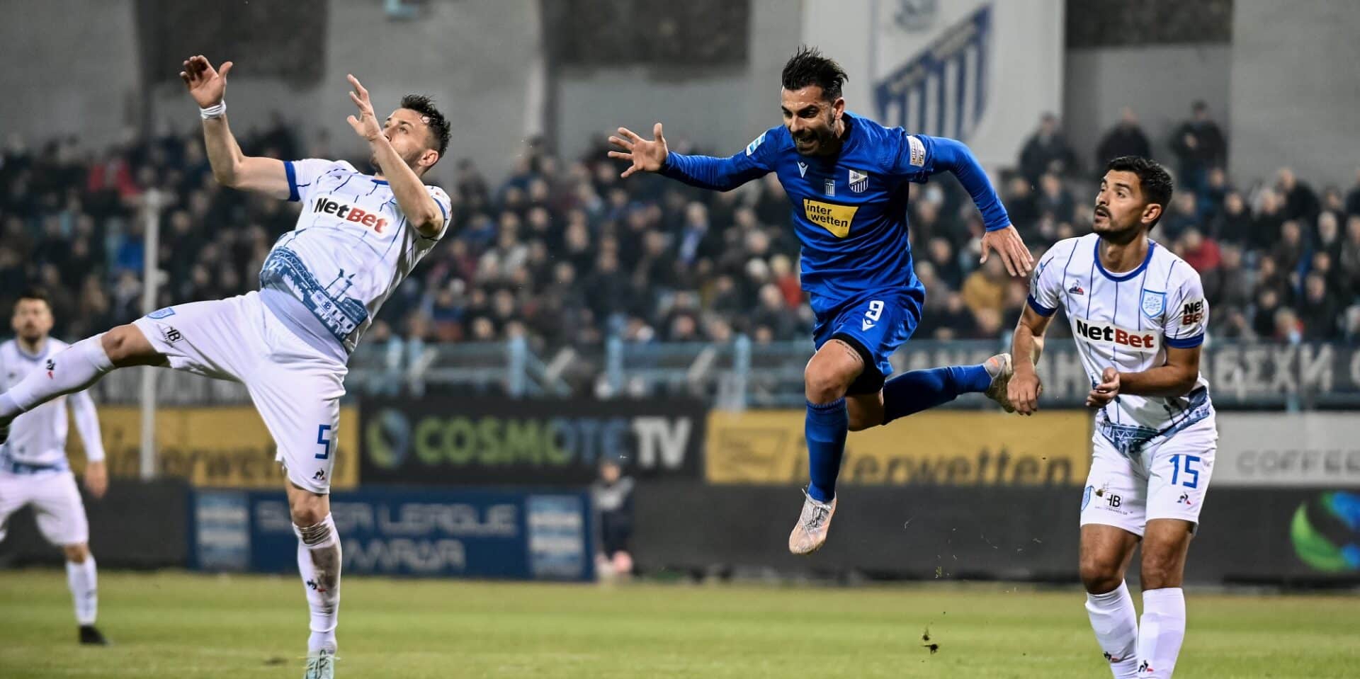 Φάση από το Λαμία-ΠΑΣ Γιάννινα για την Super League