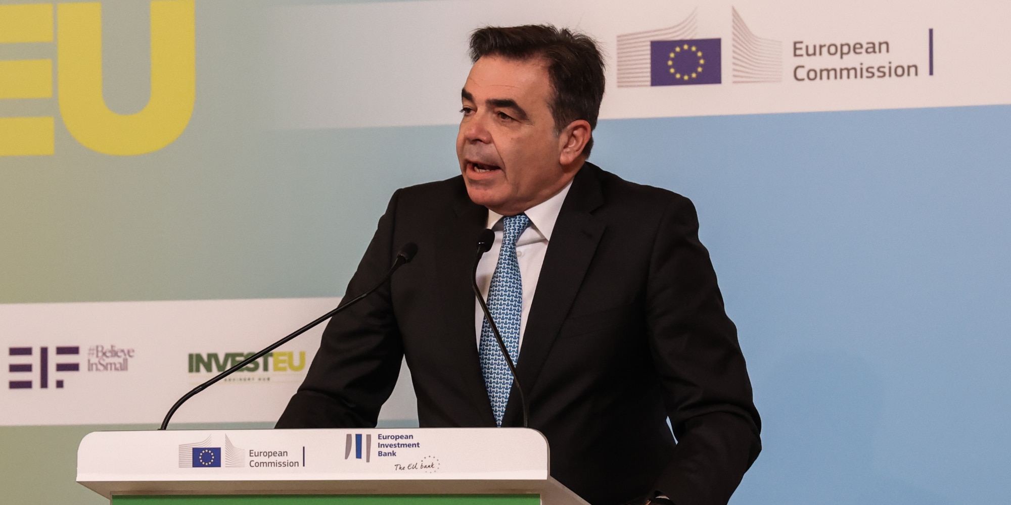 Ο αντιπρόεδρος της Ευρωπαϊκής Επιτροπής, Μαργαρίτης Σχοινάς