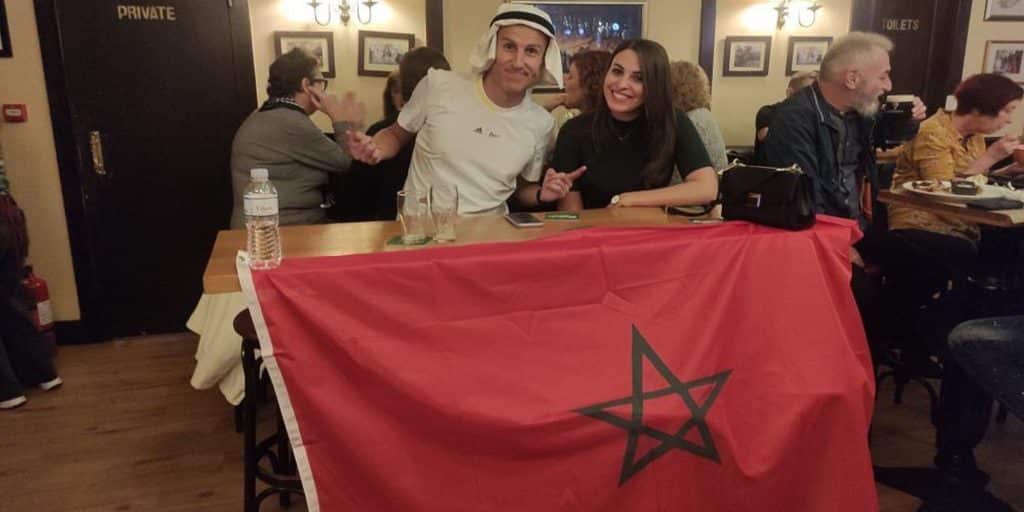 Οπαδοί του Μαρόκο στην Αθήνα