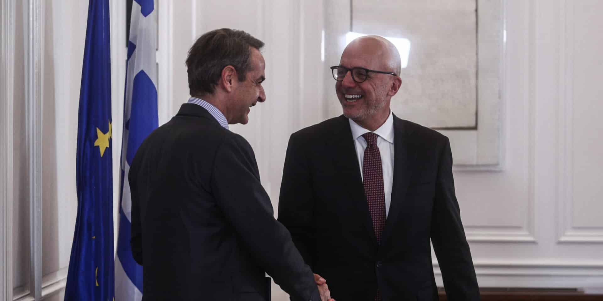 Κυριάκος Μητσοτάκης και Ted Deutch