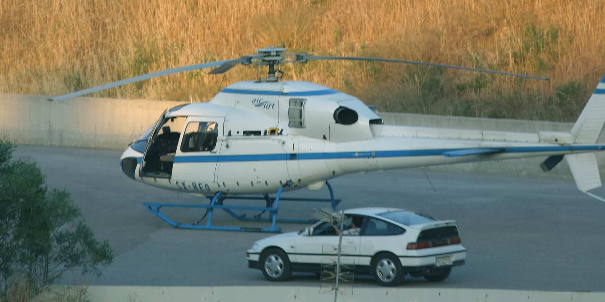 Το ελικόπτερο που απέδρασαν οι Βασίλης Παλαιοκώστας και Αλκέτ Ριζάι